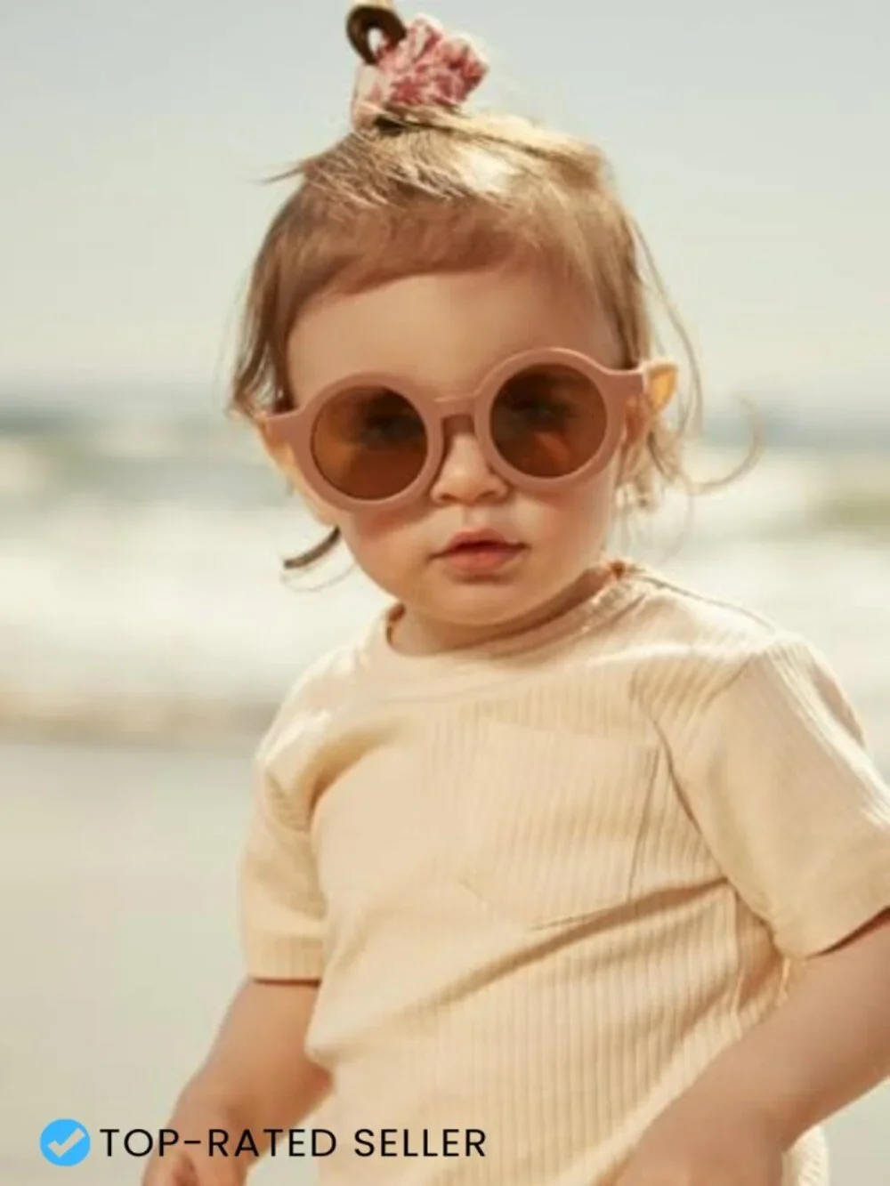 Kids Round UV400 Protection Sunglasses Retro Style Toddler Eyewear